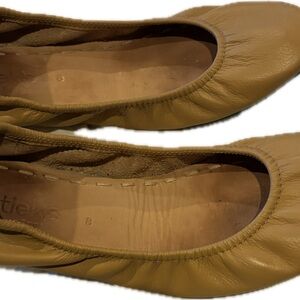 Tieks Classic Tan Leather Flats
